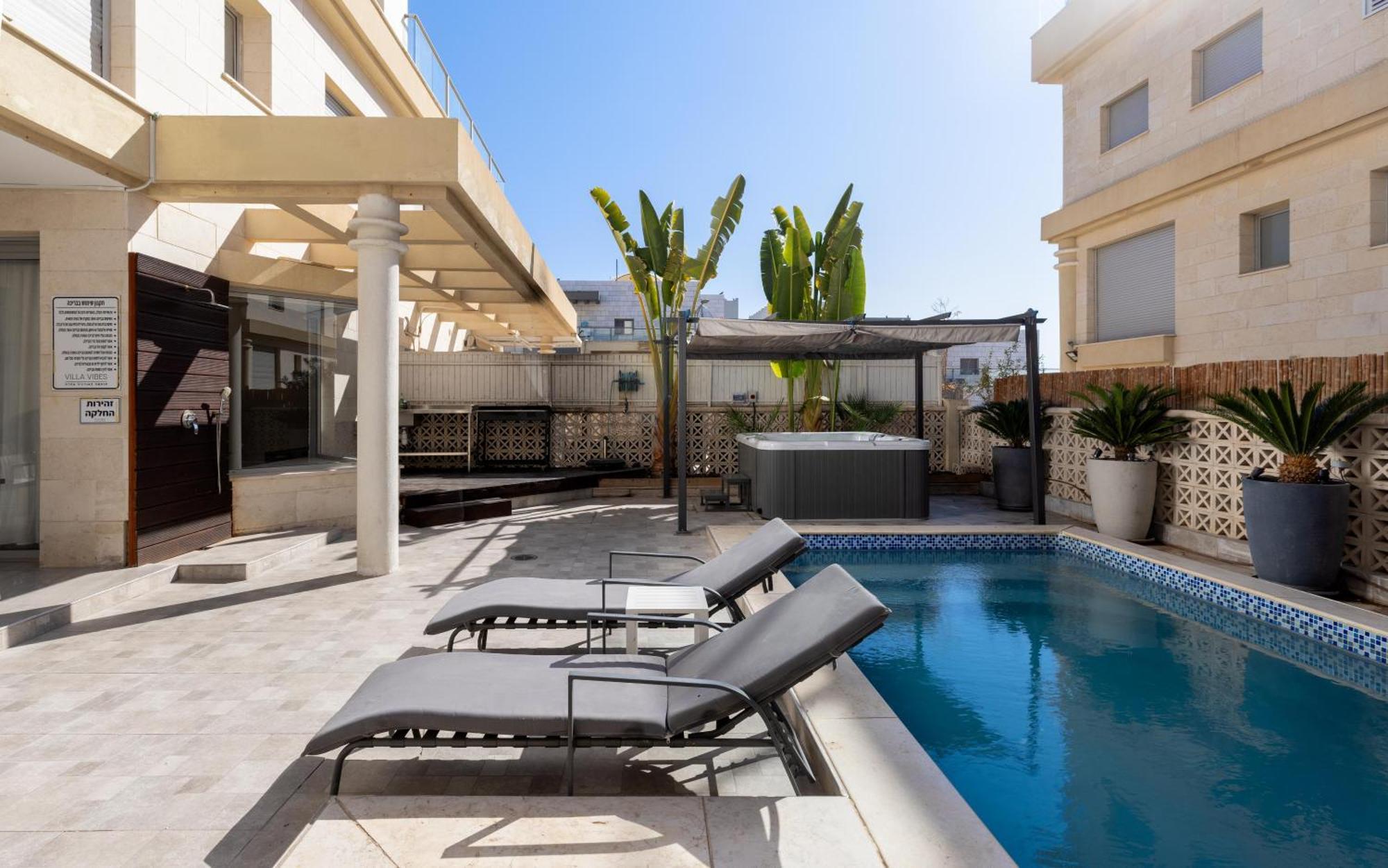 Отель Sahara - Designed Duplex With A Private Pool Эйлат Экстерьер фото